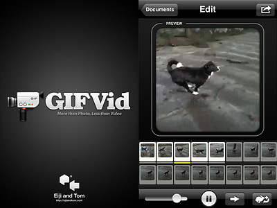 GIFVid app for iPhone and iPod Touch