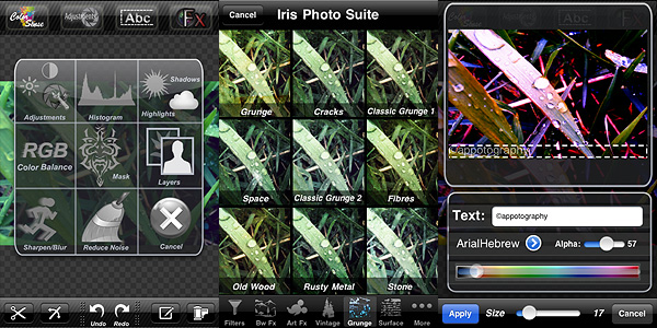 Iris Photo Suite for iPhone