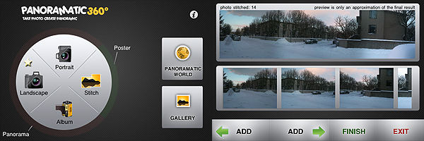 Panoramatic 360° for iPhone